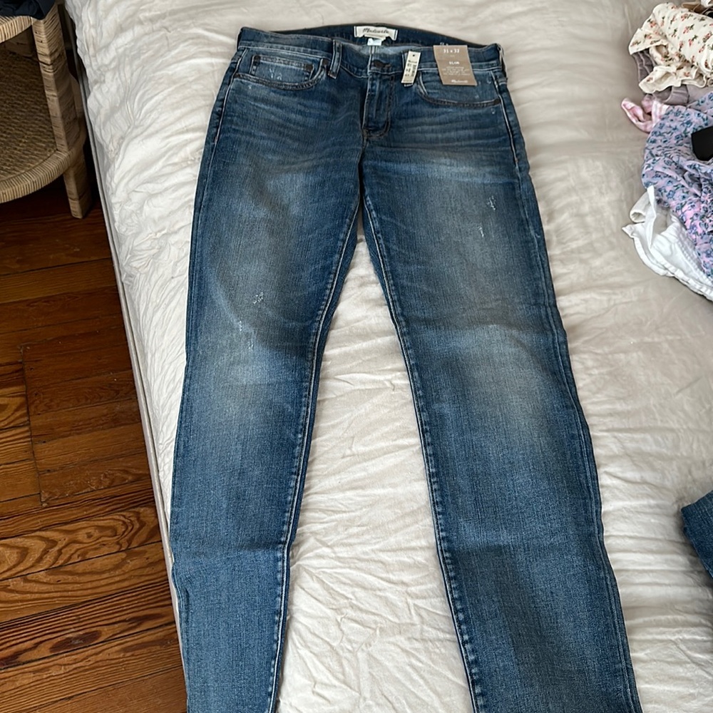 Madewell NWT slim 31x32